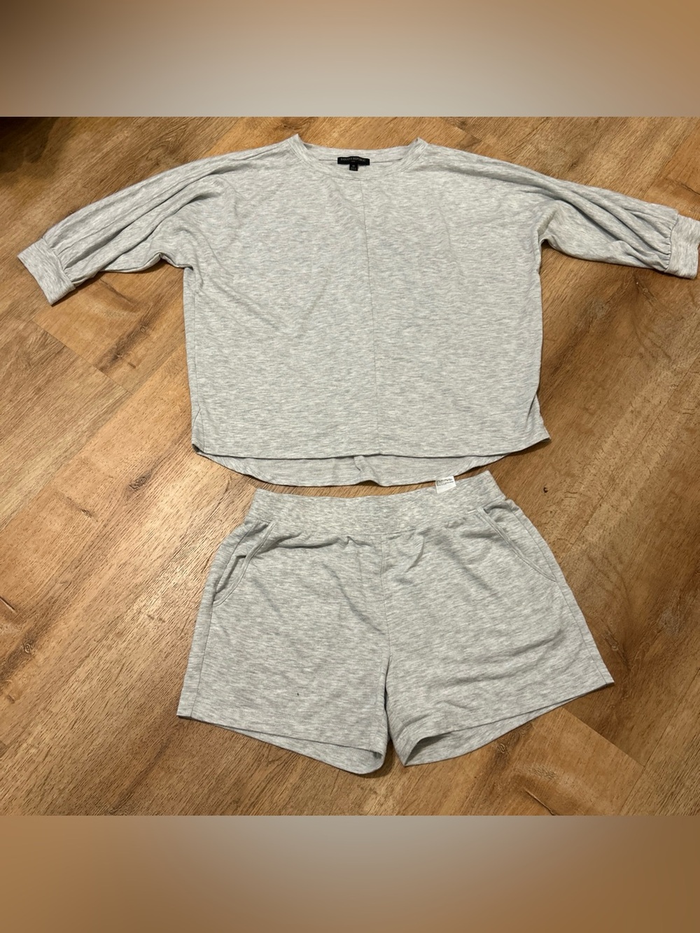 Banana Republic Light Gray lounge, set top and bottom